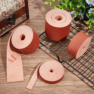 2M Flat Microfiber Imitation Leather Cord FIND-WH0420-75A-02-1