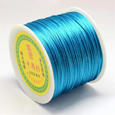 Nylon Satin Rattail Cords NWIR-R025-1.5mm-374-1
