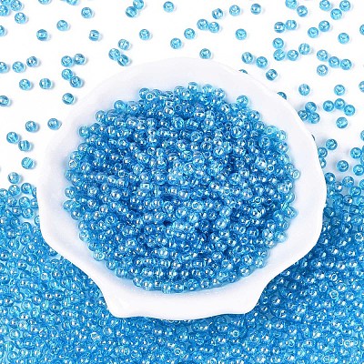Transparent Glass Seed Beads SEED-N007-33A-06-1
