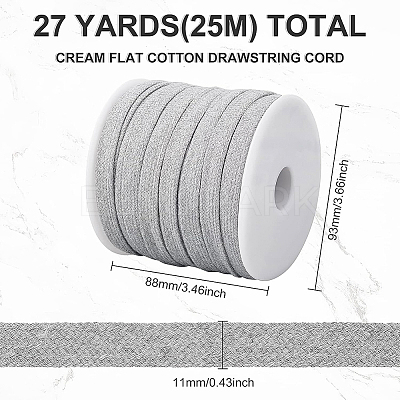 25M Double Layer Flat Cotton Cords OCOR-BC0001-74B-1