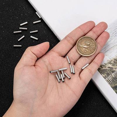 Tarnish Resistant 304 Stainless Steel Tube Beads STAS-G071-32P-1