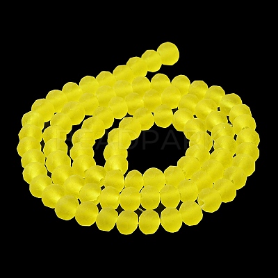 Transparent Glass Beads Strands EGLA-A034-T4mm-MD29-1