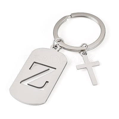 1Pc Stainless Steel Keychains KEYC-TADJ0001-08Z-1