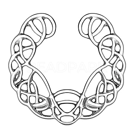 Stainless Steel Flower Clip On Nipple Rings WG76523-06-1