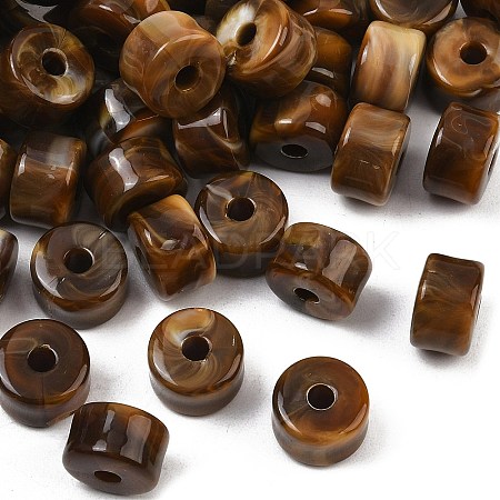 Opaque Acrylic Imitation Gemstone Beads AC-CBA3EFE-02N-1