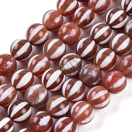 Tibetan Style dZi Beads Strands G-C133-A05-03-1