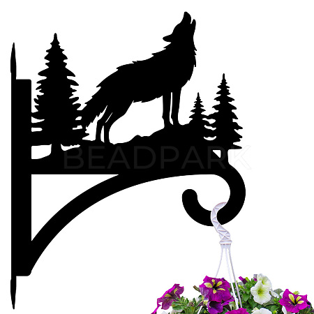 Iron Hanging Plant Hanger Bracket HJEW-WH0095-020-1