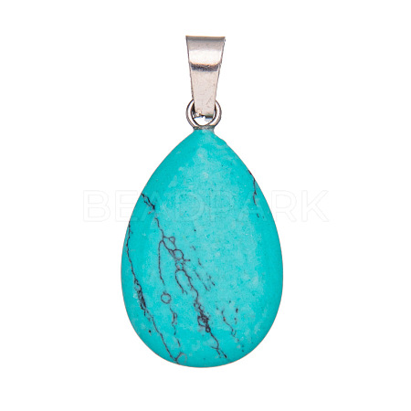 Synthetic Turquoise Pendants PW-WGF34F4-14-1