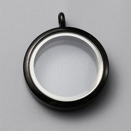 304 Stainless Steel Locket Pendants FIND-WH0032-58C-EB-1