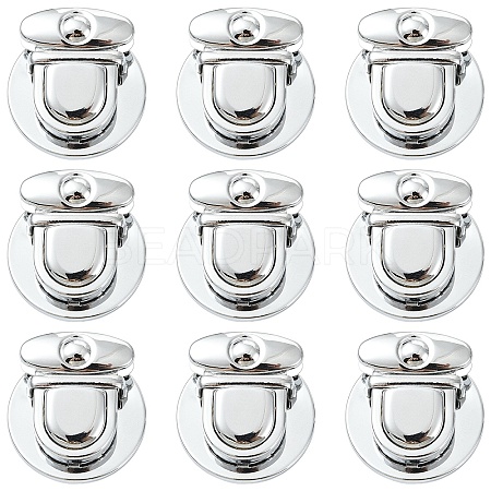 10Pcs Alloy Bag Tuck Lock Clasps FIND-YW0010-92P-1