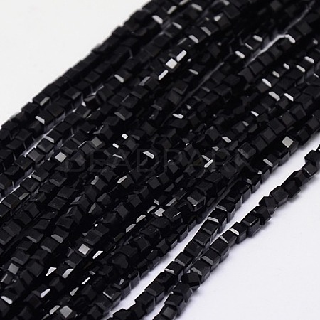 Glass Beads Strands EGLA-J028-3x3mm-02-1