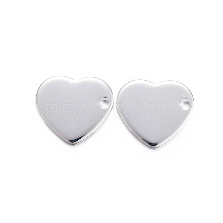 Handmade Gifts Ideas for Valentines Day 201 Stainless Steel Stamping Blank Tag Pendants X-STAS-Q070-S-1
