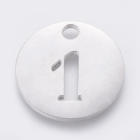 Non-Tarnish 304 Stainless Steel Pendants X-STAS-F233-01-P-1