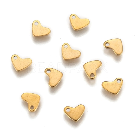 Heart 304 Stainless Steel Charms X-STAS-M208-13-1