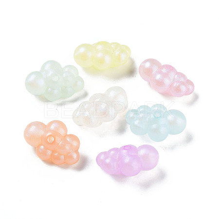 Transparent Acrylic Beads X-OACR-Z013-02B-1
