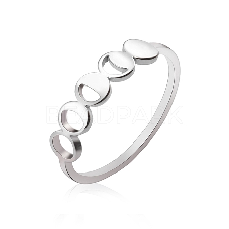 Non-Tarnish 304 Stainless Steel Finger Ring PW-WG27535-03-1