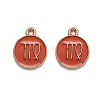 Alloy Enamel Pendants ENAM-S124-01B-12B-1