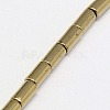 Electroplate Non-magnetic Synthetic Hematite Beads Strands G-J162-C-M-4