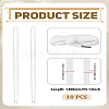10Pcs Flat Polycotton Hollow Cord OCOR-LP0005-03B-2