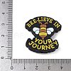 Bees Themed Food Grade Eco-Friendly Silicone Focal Beads SIL-L008-02B-3