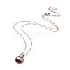 304 Stainless Steel Pendant Necklaces NJEW-O118-06-2