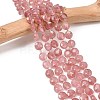 Natural Strawberry Quartz Beads Strands G-F812-C02-01-1