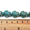 Synthetic Turquoise Dyed Beads Strands G-P507-05N-3