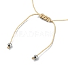 5Pcs 5 Style Natural Mixed Gemstone Column Braided Bead Bracelets Set BJEW-TA00347-4