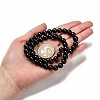 Natural Eyeless Obsidian Beads Strands G-K123-06-12mm-5