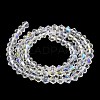 Transparent Electroplate Glass Beads Strands LS-GLAA-F029-2mm-D13-2