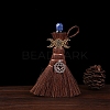 Natural Lapis Lazuli Witch Brooms Pendant Decorations PW-WGFF7F8-04-1