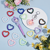 32Pcs 8 Colors Plastic Beads OACR-PH0004-67-4