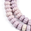 Synthetic Shell Dyed Carved Beads Strands SHEL-K007-10-3