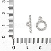Brass Toggle Clasp KK-D289-53B-P-4