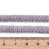 AB Color Plated Opaque Glass Beads Strands GLAA-T026-3x6mm-P15-4