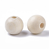Natural Unfinished Wood Beads WOOD-S651-A10mm-LF-2
