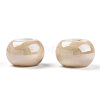 Glazed Porcelain Rondelle Beads X-PORC-Q219-13x9-F13-2