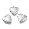 Tarnish Resistant 316 Stainless Steel Locket Pendants STAS-Z010-03A-1