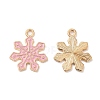 Christmas Light Gold Tone Alloy Enamel Pendants X-FIND-C031-01KCG-02-1