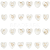 24Pcs 12 Styles Natural White Shell Beads BSHE-SP0001-01-1
