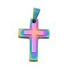 Ion Plating(IP) 304 Stainless Steel Pendants STAS-K091-01M-1