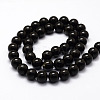 Natural Obsidian Beads Strands X-G-F364-08-10mm-2