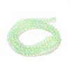 Baking Paint Transparent Glass Beads Strands LS-DGLA-A034-J4MM-D02-2