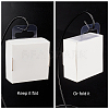 200 Pcs 2 Styles Transparent Self Adhesive Hang Tabs AJEW-NB0002-24-4