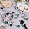 72Pcs 8 Colors Polyester European Beads OPDL-PH0001-09-4