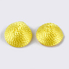 Polyester Thread Fabric Cabochons WOVE-T008-02A-02-2