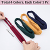 4Pcs 4 Colors Polyester Elastic Headbands OHAR-DJ0001-23A-2