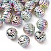 UV Plating Opaque Acrylic Beads OACR-G052-03-1