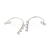 316 Stainless Steel Ear Cuff Findings STAS-H148-04M-2