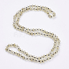 Watermelon Stone Glass Beaded Multi-use Necklaces/Wrap Bracelets NJEW-K095-A04-1